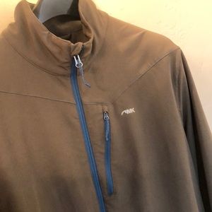 Mountain Khaki Mens XL lightweight soft shell jacket.